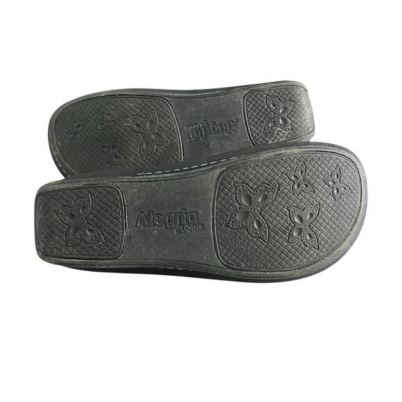 Alegria Kerri Looker Leather Sandal 38 or US 8/8.5 Adjustable Straps Pink Floral - Picture 12 of 14